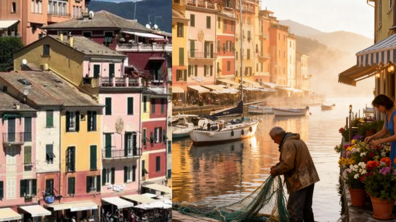 #portofino #italy #vintage #beautifuldestinations #peaceful"